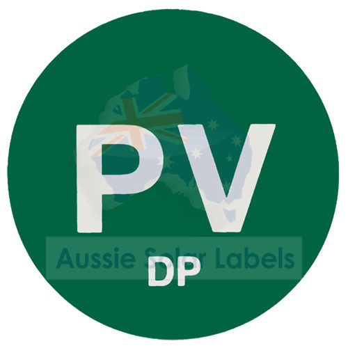 PV DP Green Reflective Fire Sign 100mm Dia (Sticker) SKU:0032