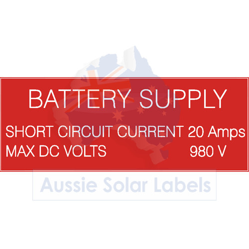 Battery Supply 980 Volts 20  Amps  SKU:0038