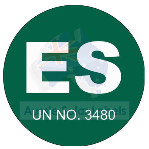 ES 3480 Green Reflective Sign 100mm Dia (Sticker) SKU:0069