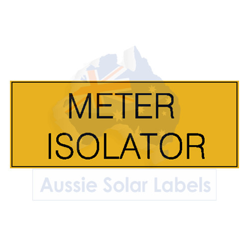 Meter Isolator SKU:0203