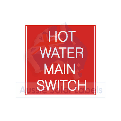 Hot Water Main Switch SKU:0054