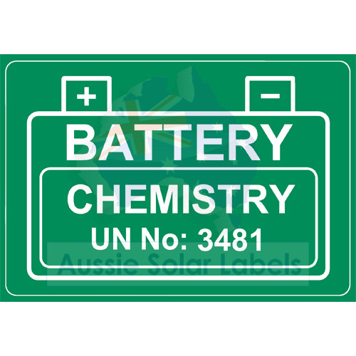 Battery Chemistry UN3481 SKU:0221