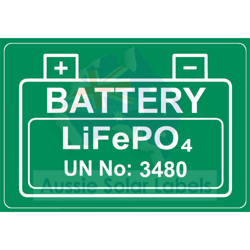 Battery Chemistry LIFePO4 3480 SKU:0222